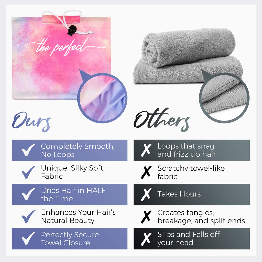 Ultra fine microfiber hair towel sale