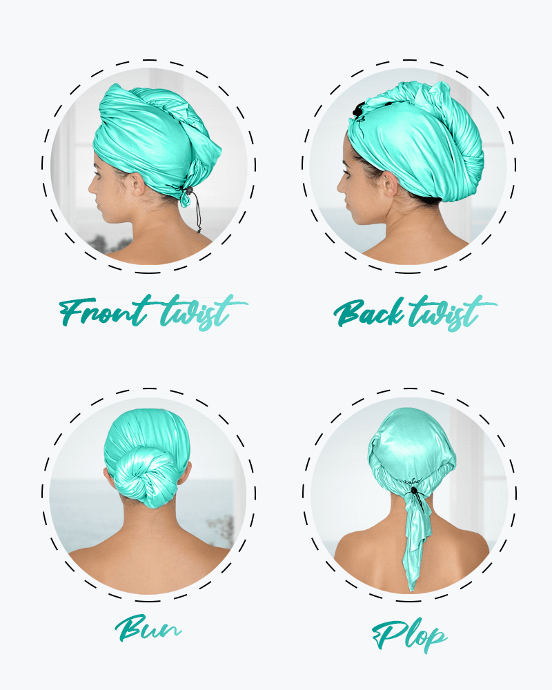 Aqua discount hair turban
