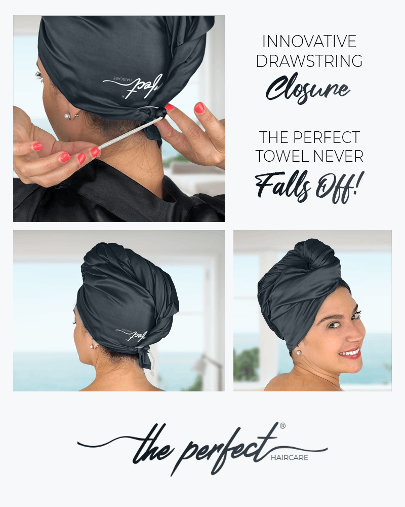 Black Microfiber Hair Towel Curly Girl Approved The Perfect Haircare