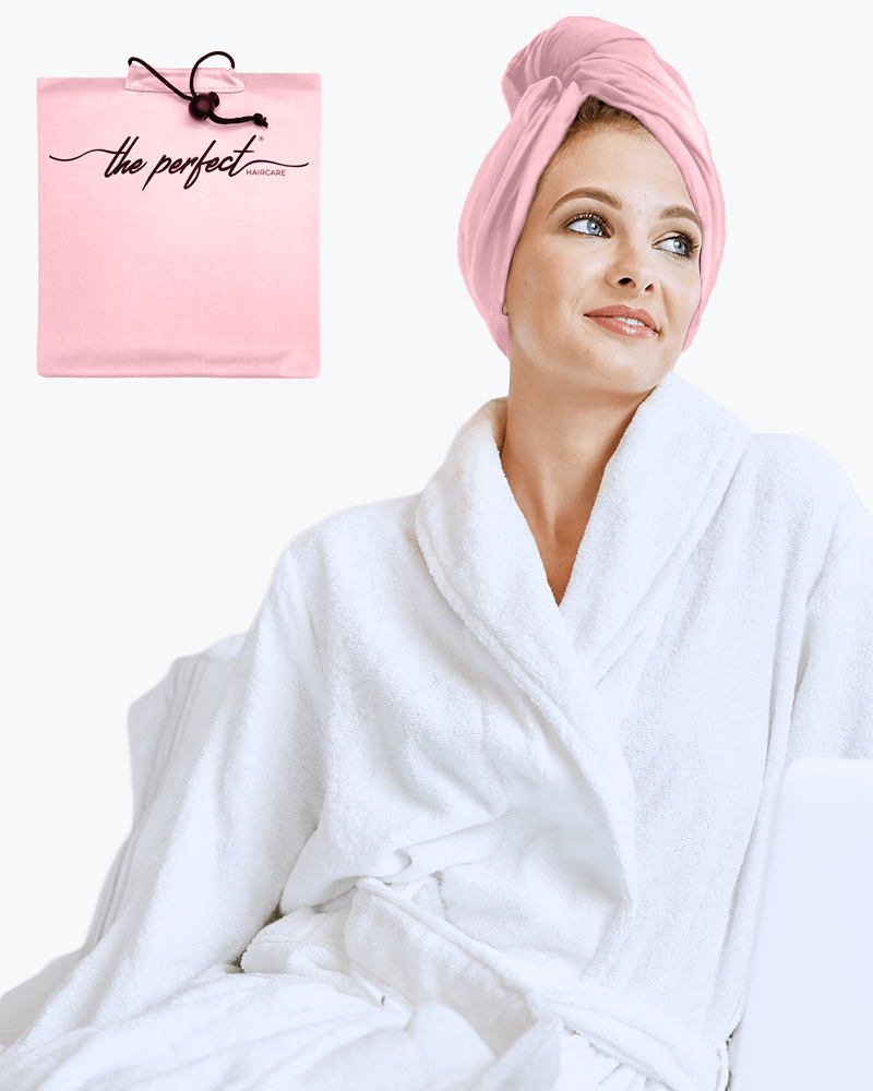 Pink Ultra Fine Microfiber Hair Towel The Perfect Haircare